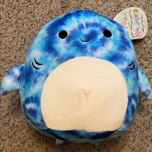 NWT 8in Luther the TieDye Tiger Shark Squishmallow